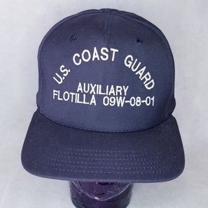 US Coast Guard Auxiliary Flotilla Navy Blue Hat